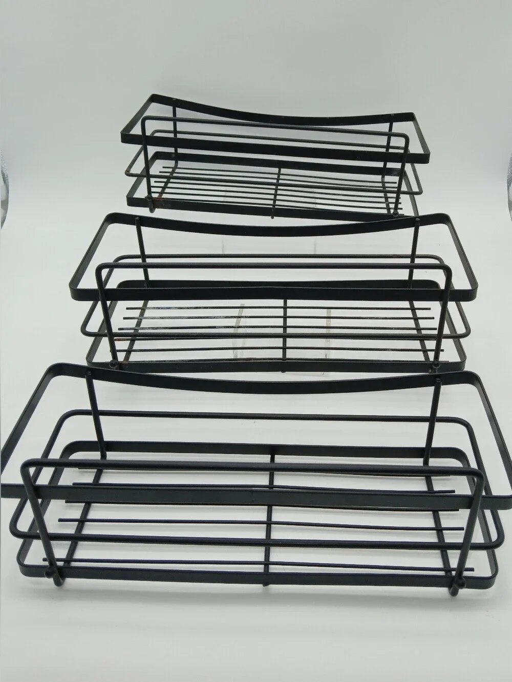 ODesign Shower Caddy Storage with Removable 4 Hooks Shower Shelf Basket
